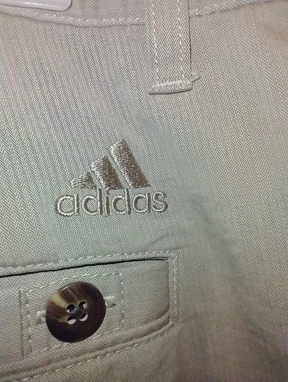 Adidas Golf Straight Leg Chino Pants Men's sz 38x33. Tag size is 38x34,